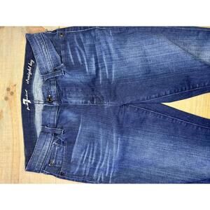 7 For All Mankind Women's Straight Leg Jeans- Size 30